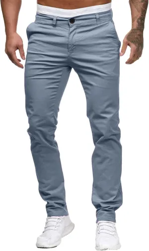 Men Dress Pants Stretch Flat Front Formal Pants Comfy Chino Pants Casual Golf Pants Straight Fit Skinny Jeans Trousers