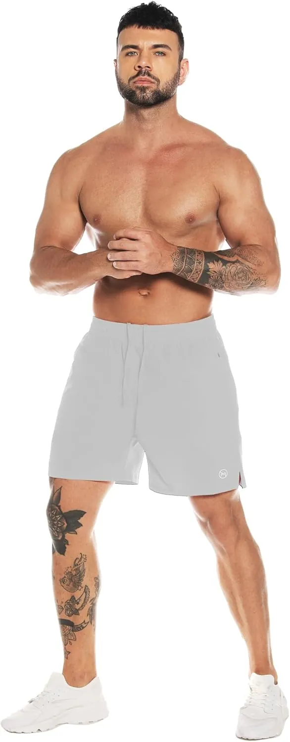 Men's Athletic Running Shorts Quick Dry Workout Shorts Lightweight Sports Gym Basketball Shorts Hiking