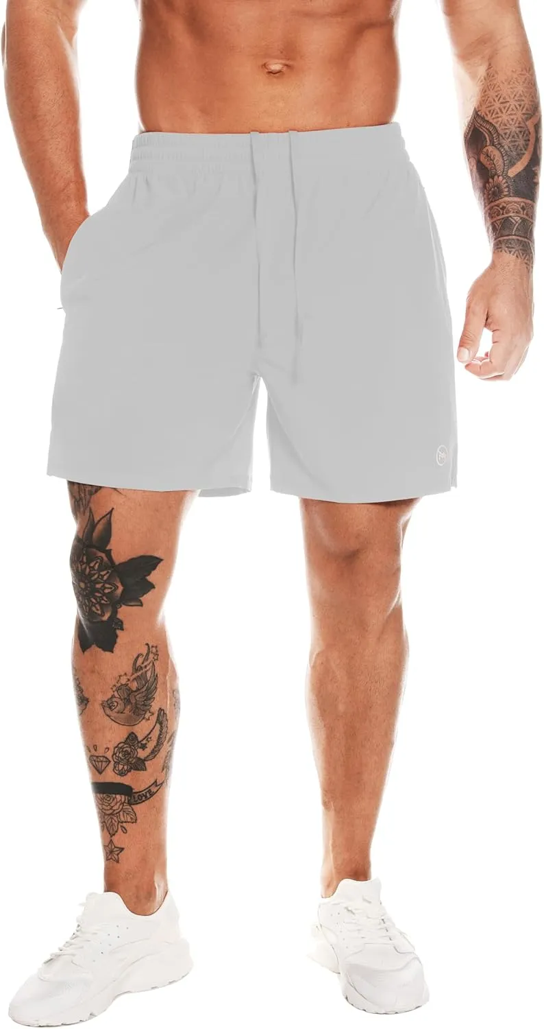 Men's Athletic Running Shorts Quick Dry Workout Shorts Lightweight Sports Gym Basketball Shorts Hiking