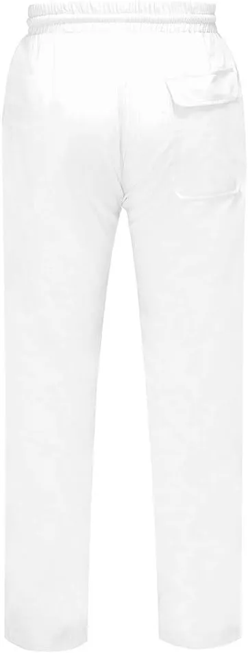 Men's Pants Casual Baggy Pants Solid Breathable Comfy Lounge Pants Elastic Waist Joggers with Pockets House Trousers
