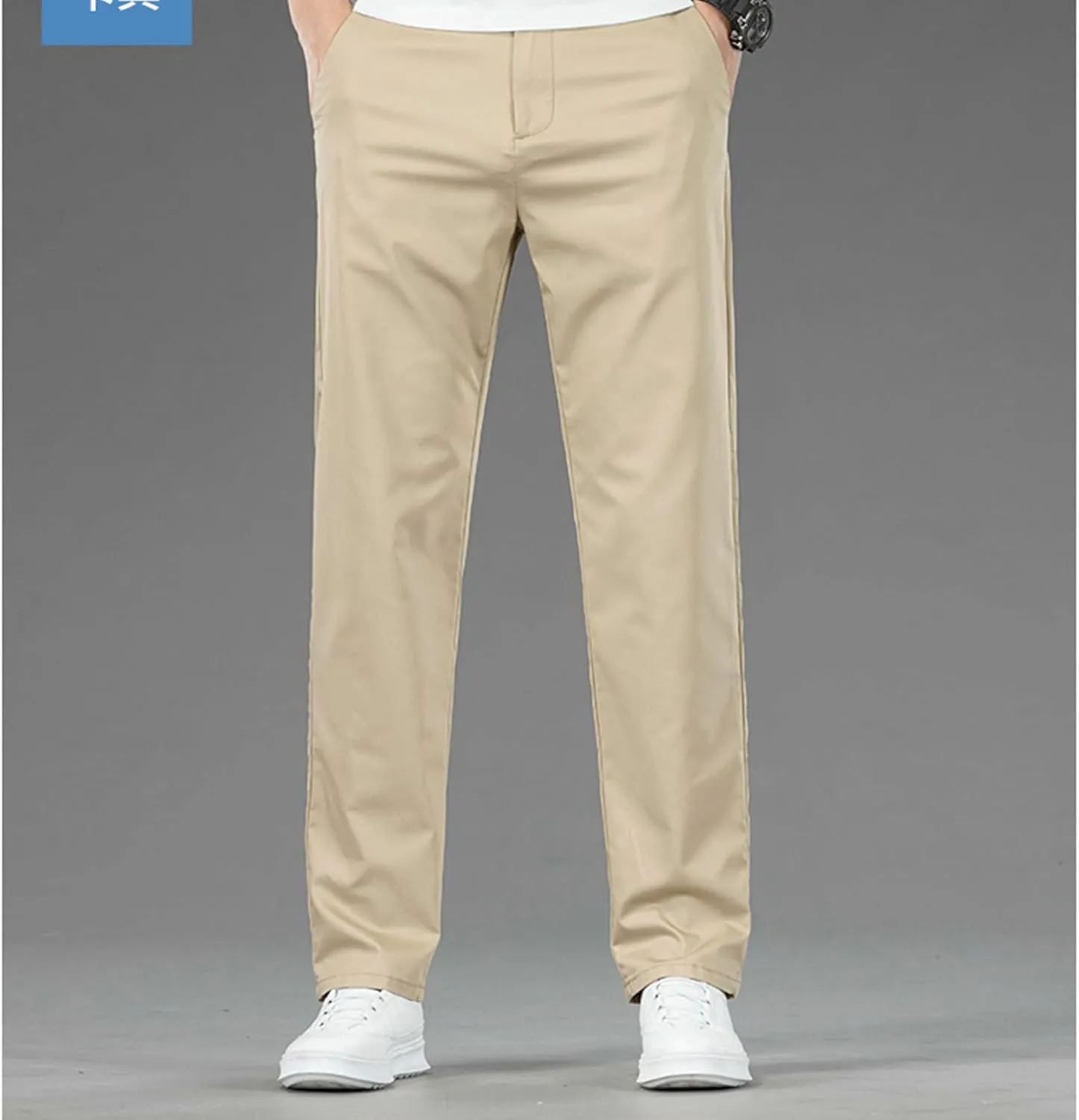 Mens Stretch Dress Pants Business Casual Formal Suit Work Pants Regular Fit Wrinkle Free Slim Fit Tapered Trousers