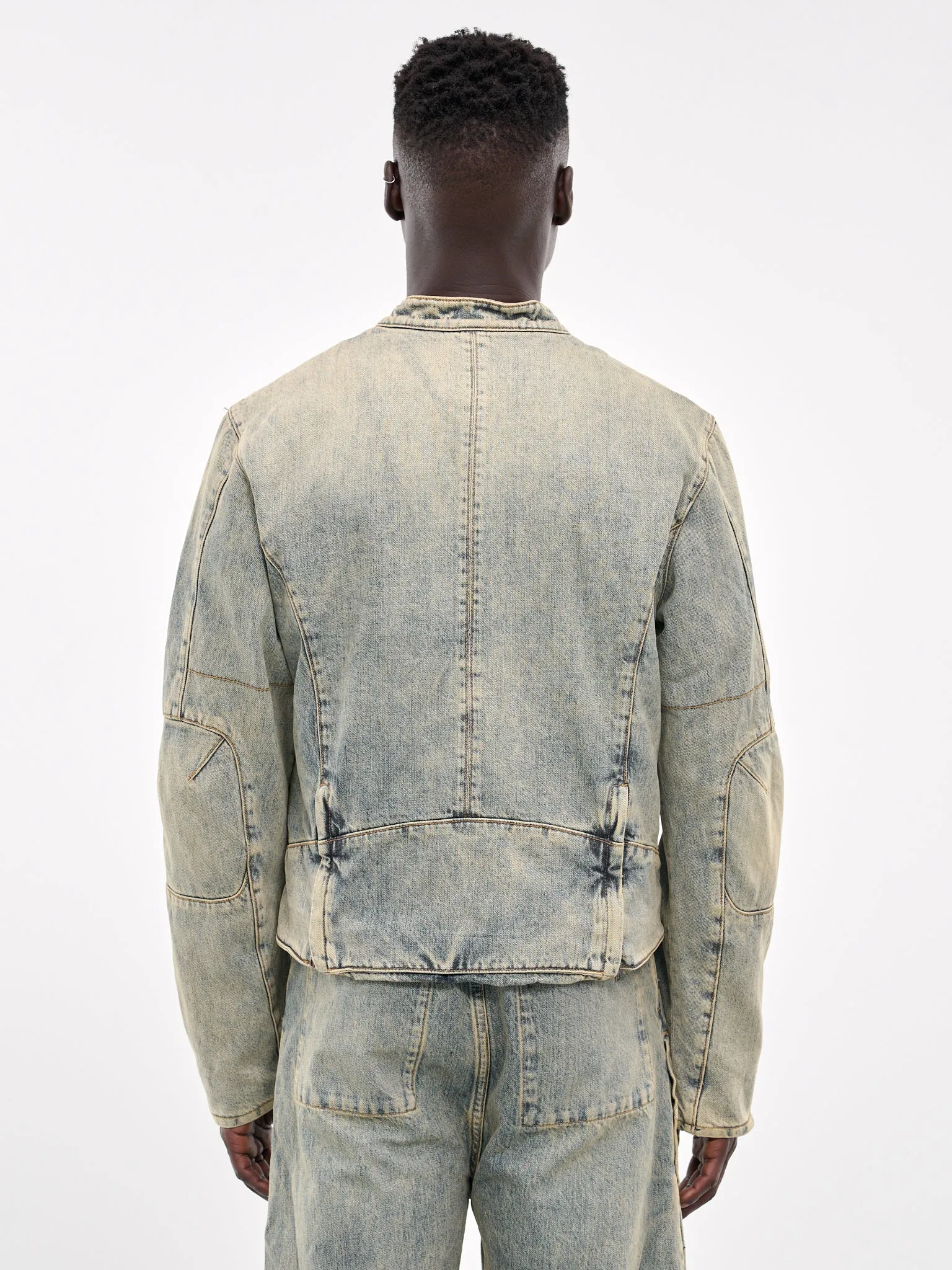 Moto Denim Jacket (ES2428SW-SURFACE-WAVE)