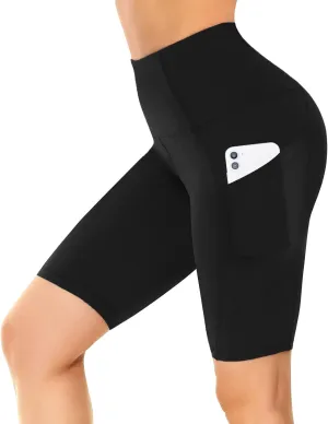 NexiEpoch Workout Shorts Women - High Waist Biker Shorts Tummy Control Gym Spandex Shorts for Yoga Athletic Running