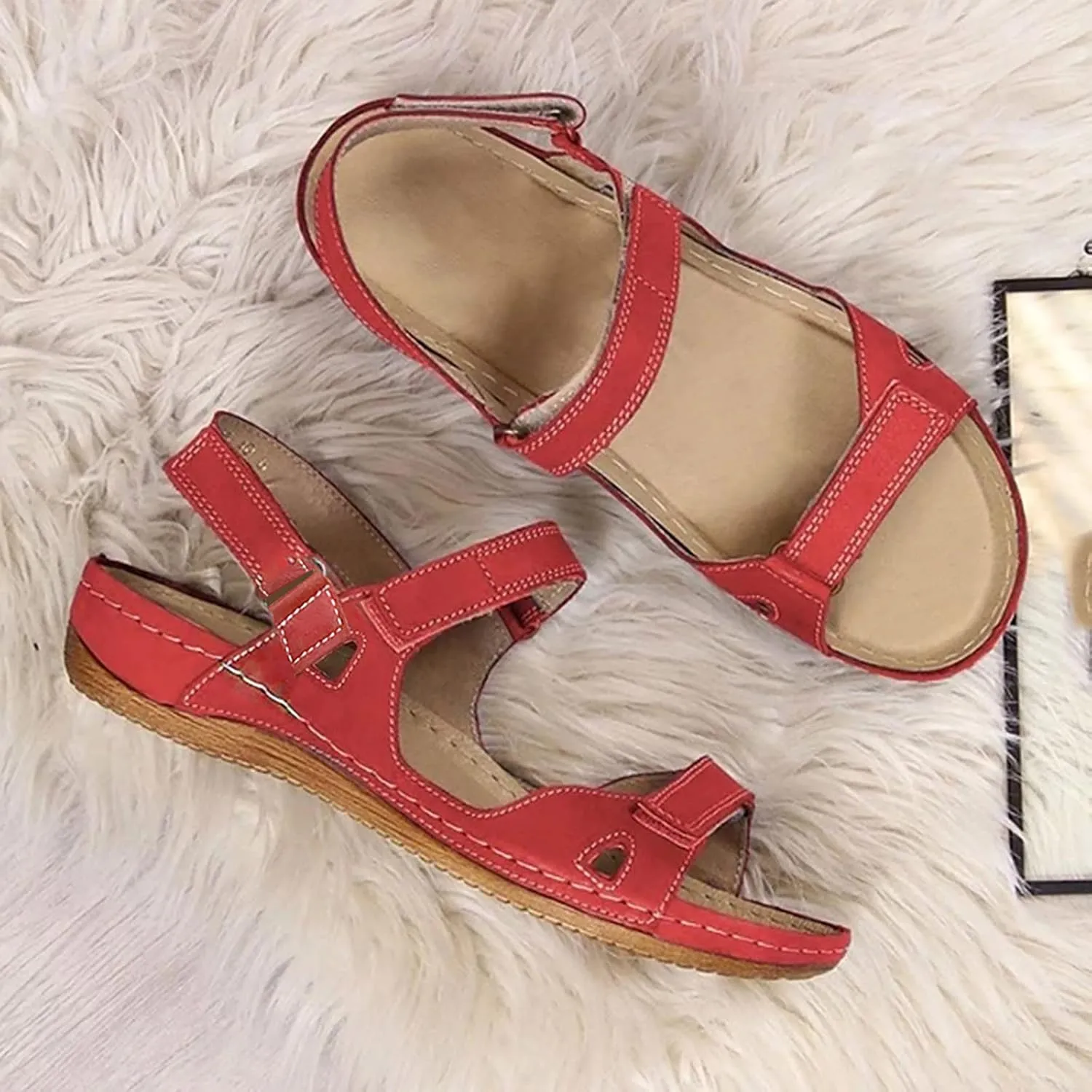 Orthopedic Sandals Women Fashion Dressy Orthopedic Beach Sandals for Woman Arch Support Dress Sandals for Women Orthopedic Black Sandals Women Flat Dressy Orthopedic Womens Shoes Dressy Casual Summer
