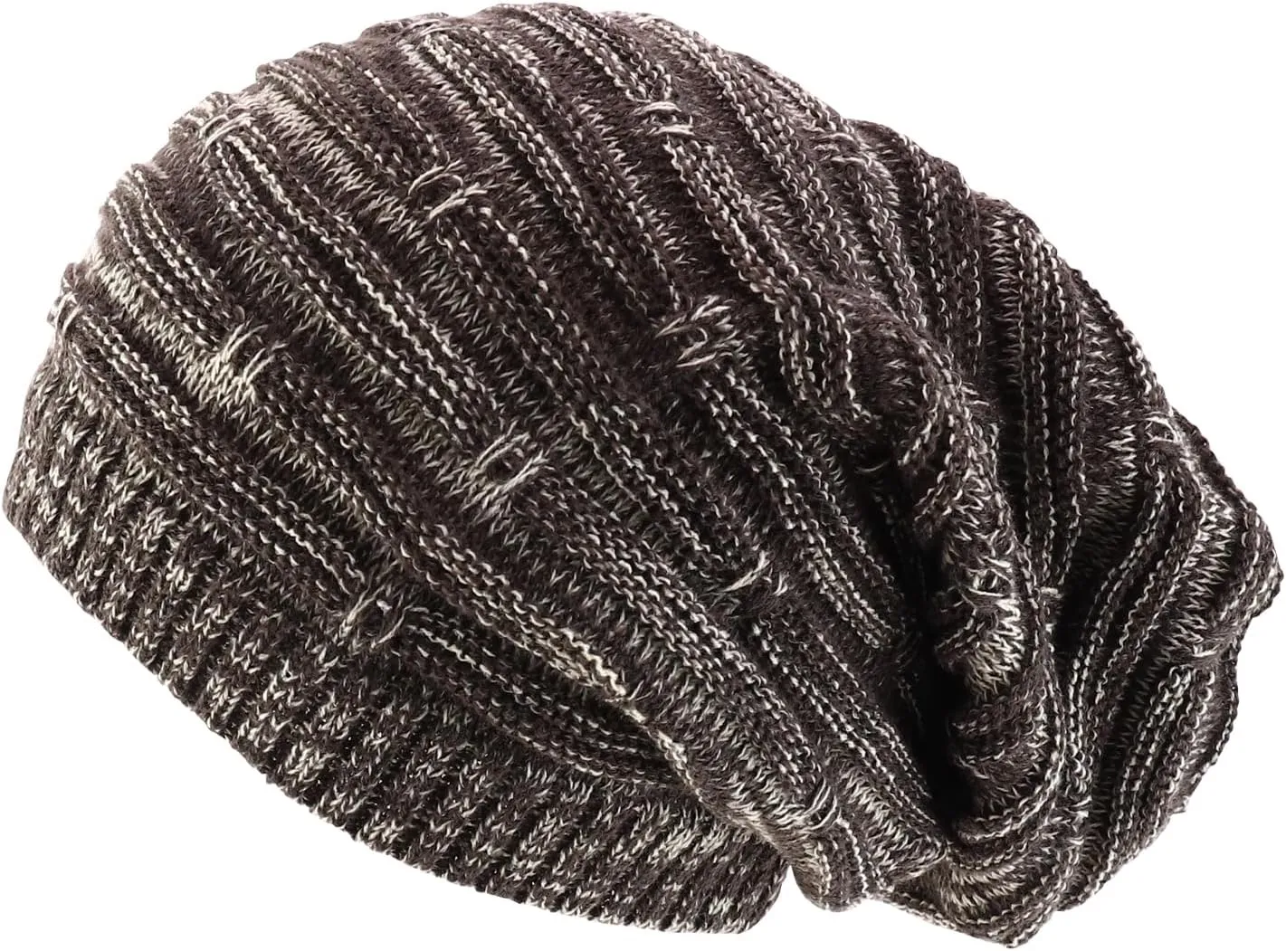 Oversized Dreadlock Deep Crown Knit Long Beanie