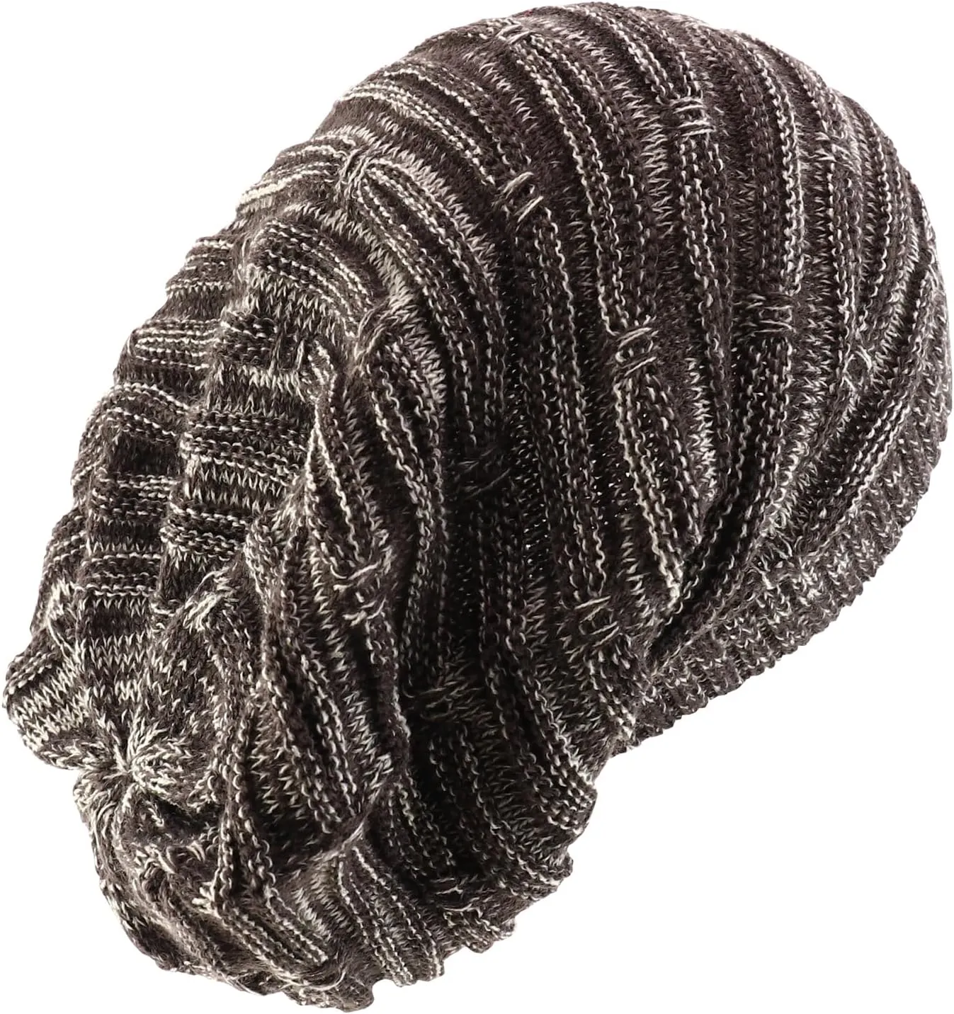 Oversized Dreadlock Deep Crown Knit Long Beanie