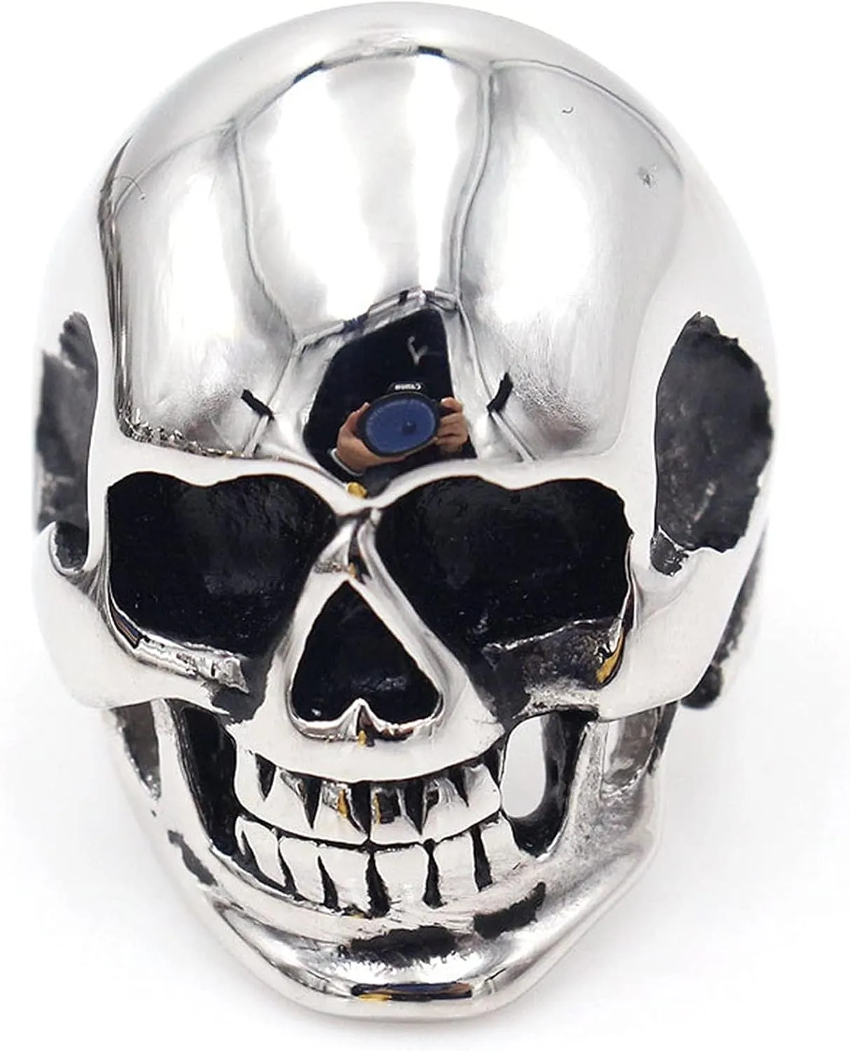 Punk Jewelry Rings, Marriage Rings Men Titanium Gothic Skull Ring Valentines Day Rings Jewelry Gift