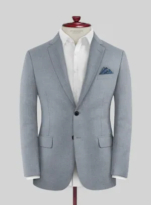 Reda Flexo Light Blue Gray Wool Jacket