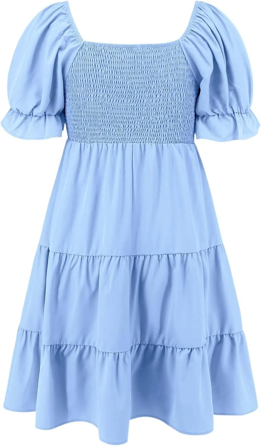 Sexy Dresses for Women 2025 Summer Cotton Lantern Sleeves Short Sundress Ruffled Off Shoulder A-Line Mini Dresses