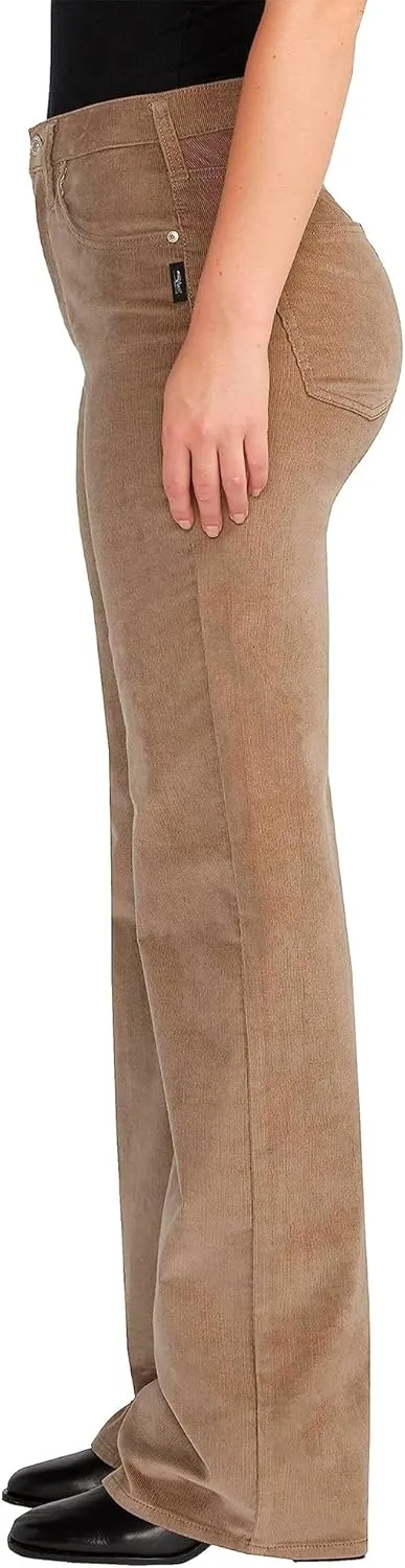Silver Jeans Co. Women's Highly Desirable High Rise Trouser Leg Pants