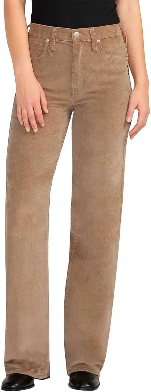 Silver Jeans Co. Women's Highly Desirable High Rise Trouser Leg Pants