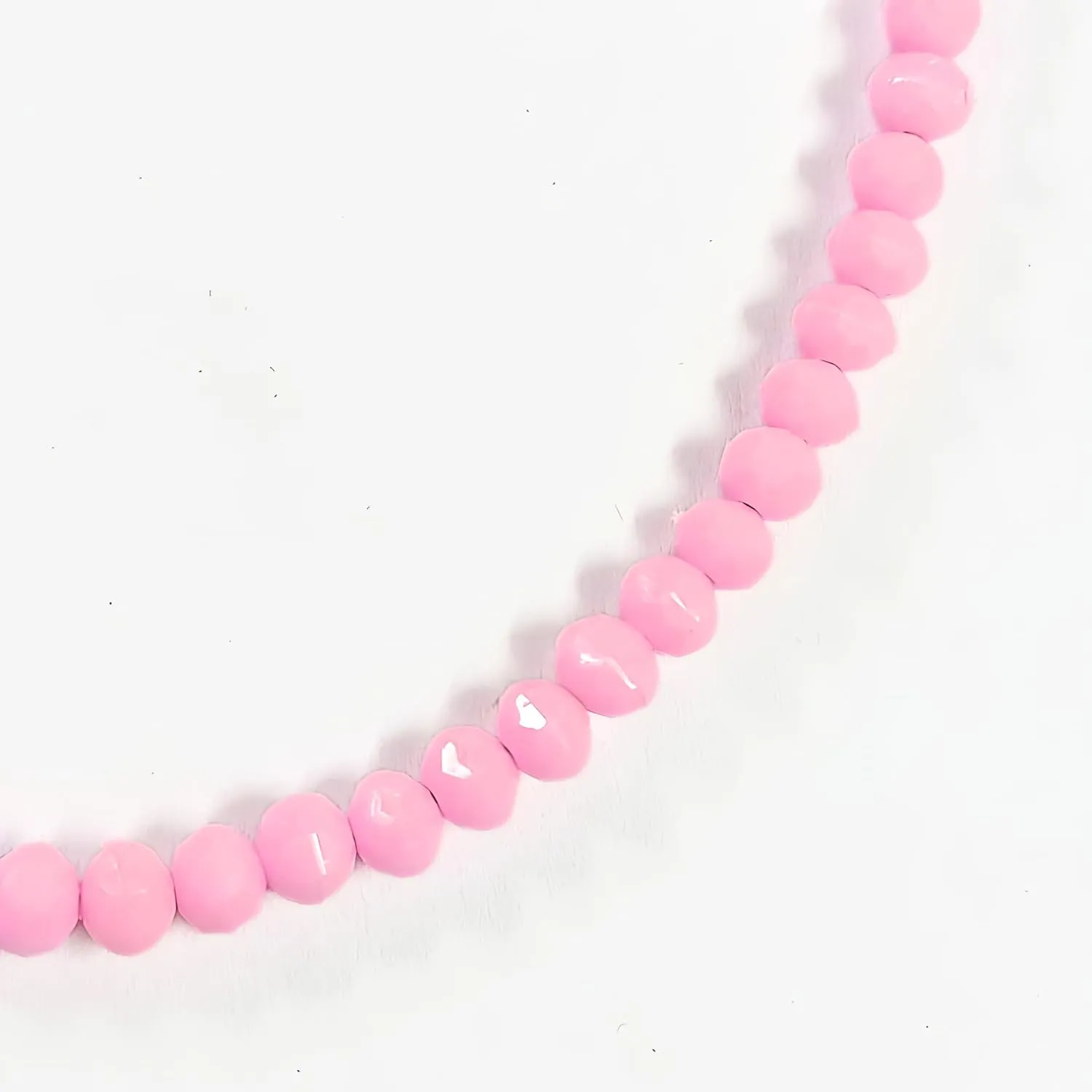 Small Bead Waterproof Anklets for Women Girls Beach Foot Ankle Bracelet Cute Colorful Friendship Beaded Anklets 9 inches (Baby Pink)