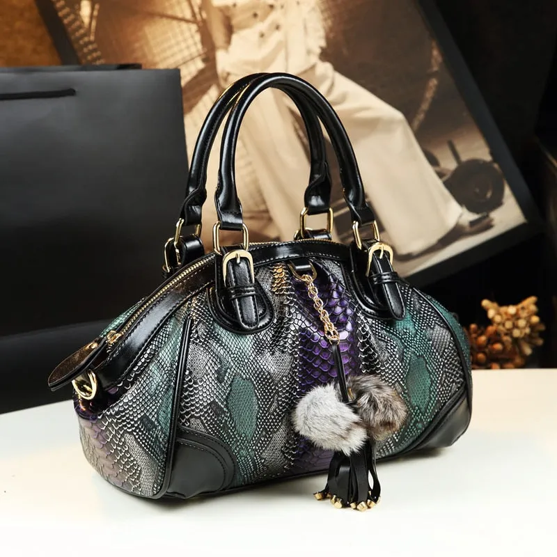 SNAKI Tassel Dumpling Bag