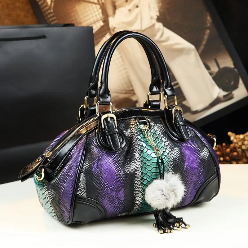 SNAKI Tassel Dumpling Bag