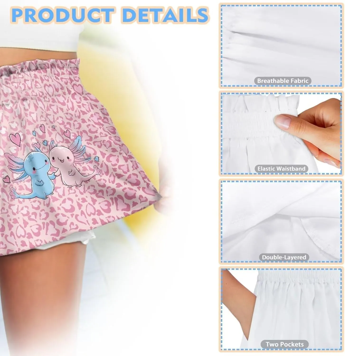 Summer Shorts for Teen Girls 3-16 Athletic Shorts High Waisted with Pocket Flowy Shorts