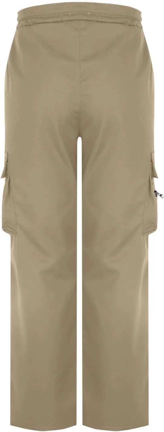 Sweat Pants for Mens Joggers Relaxed Fit Drawstring Elastic Waist Outdoor Workout Athletic Cargo Pants with Pockets
