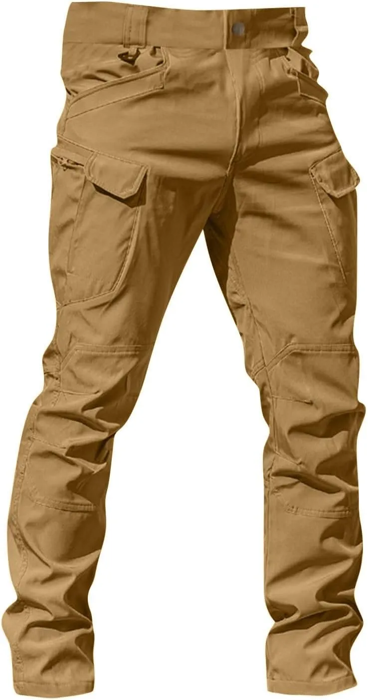 Tactical Pants for Men Stretch Ripstop Waterproof Quick Dry Cargo Hiking Pants Breathable Work Pant Travel with Pockets