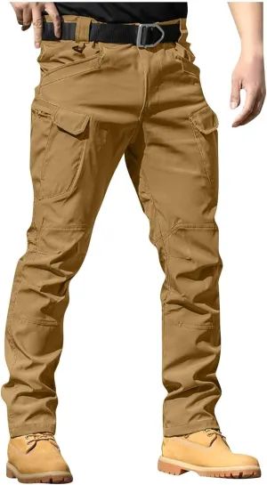 Tactical Pants for Men Stretch Ripstop Waterproof Quick Dry Cargo Hiking Pants Breathable Work Pant Travel with Pockets