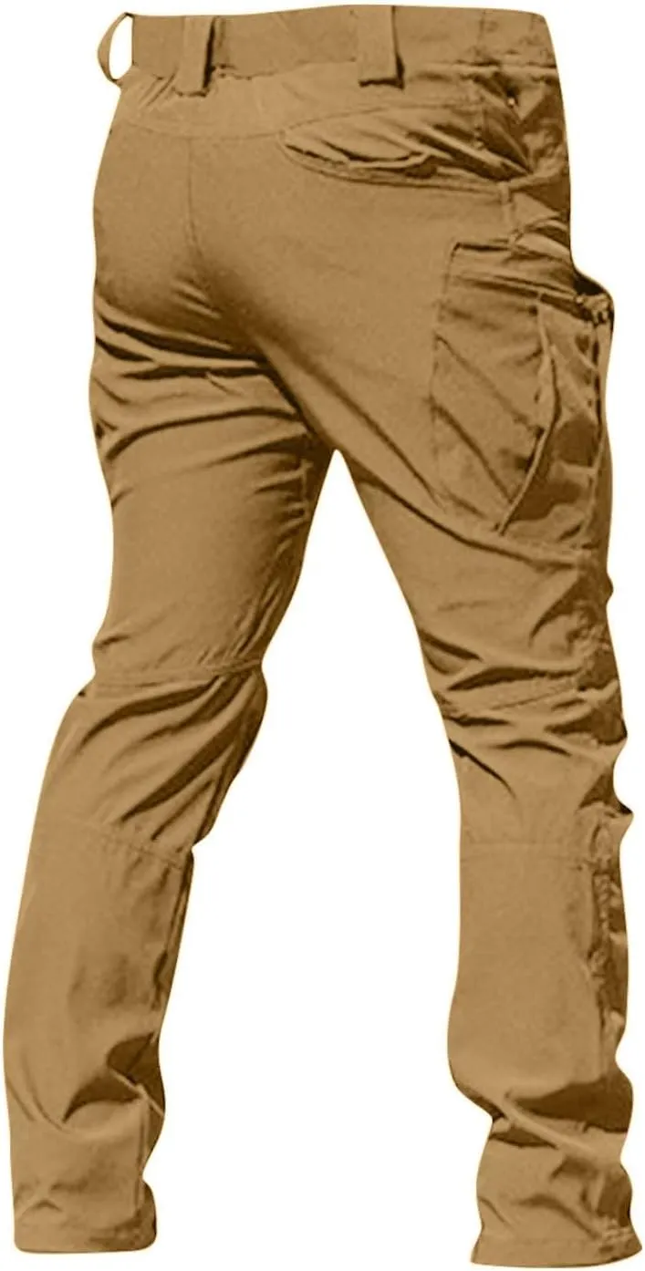 Tactical Pants for Men Stretch Ripstop Waterproof Quick Dry Cargo Hiking Pants Breathable Work Pant Travel with Pockets
