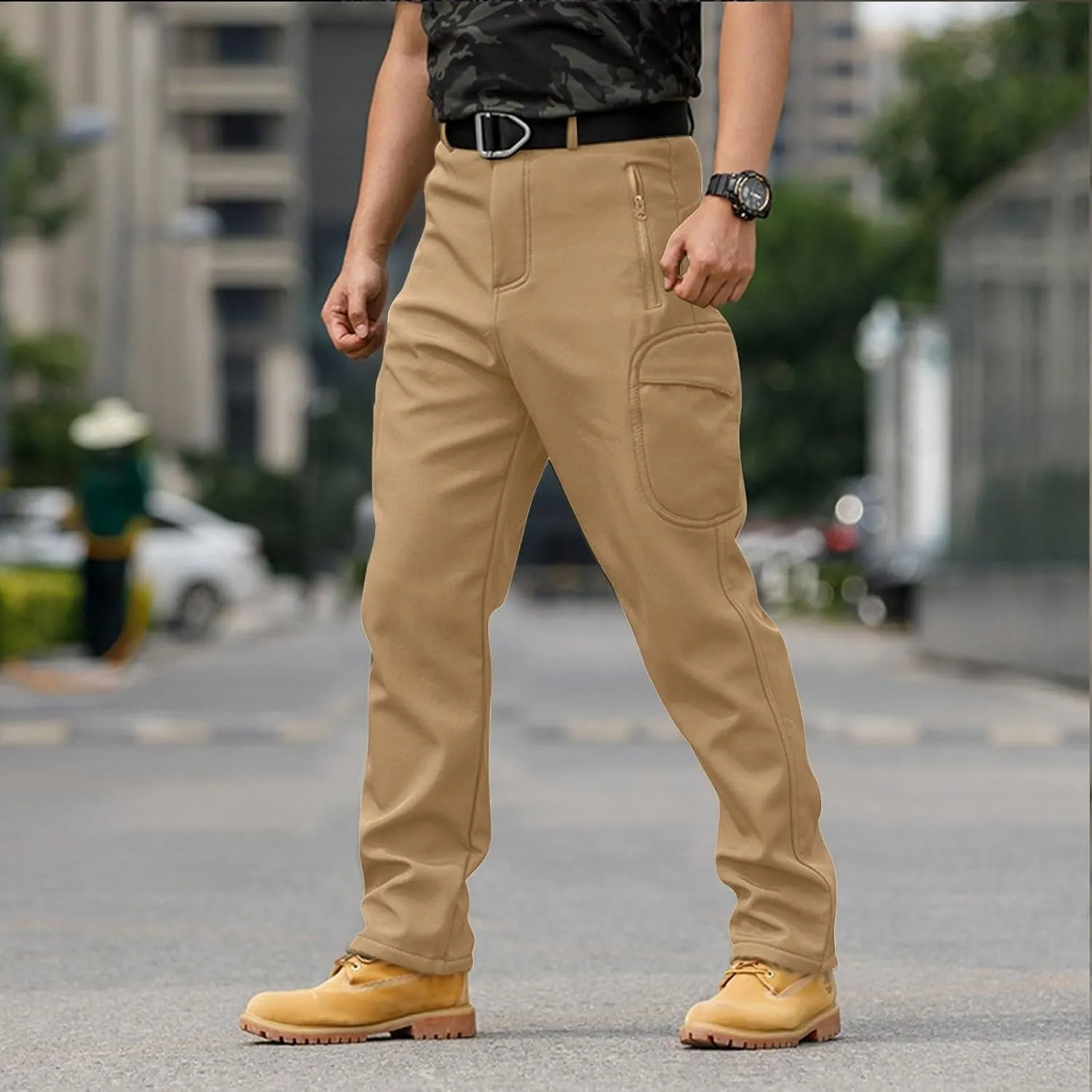 Tactical Pants for Men Stretch Ripstop Waterproof Quick Dry Cargo Hiking Pants Comfy Work Pant Hunting with Pockets