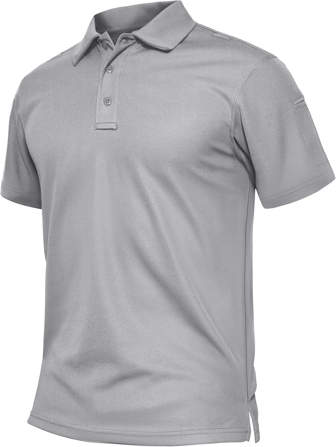 TACVASEN Men's Polo Shirts Dry Fit Tactical Golf Polos Short Sleeve Shirt UPF 50  Performance Collared Work Athletic