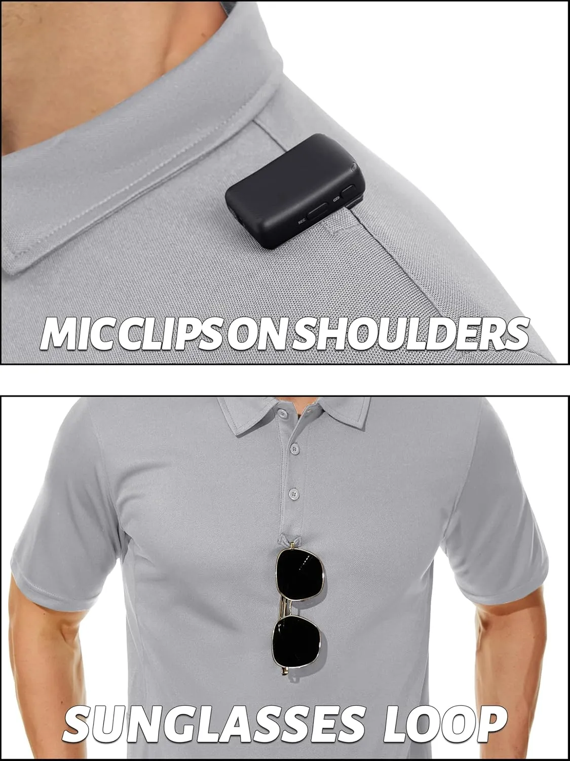 TACVASEN Men's Polo Shirts Dry Fit Tactical Golf Polos Short Sleeve Shirt UPF 50  Performance Collared Work Athletic