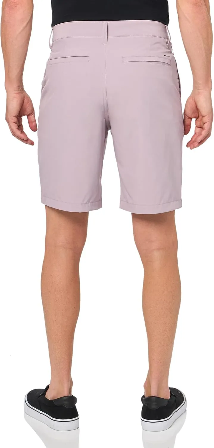 UNIONBAY Men's Ub Tech 9" Stretch Flat Front Classic Chino