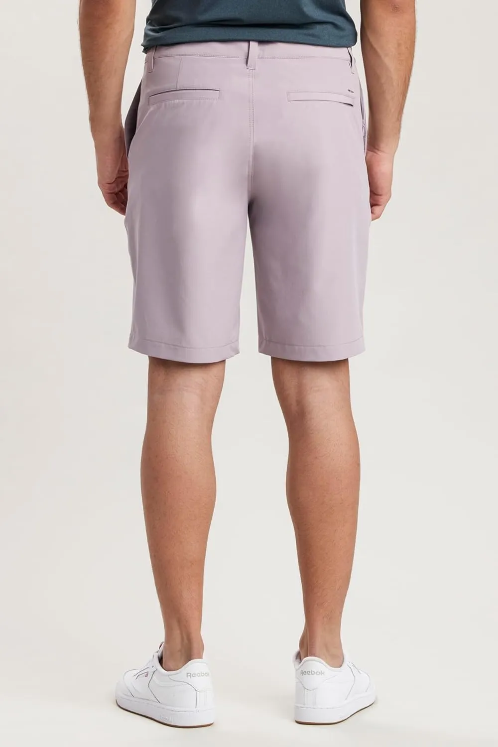 UNIONBAY Men's Ub Tech 9" Stretch Flat Front Classic Chino