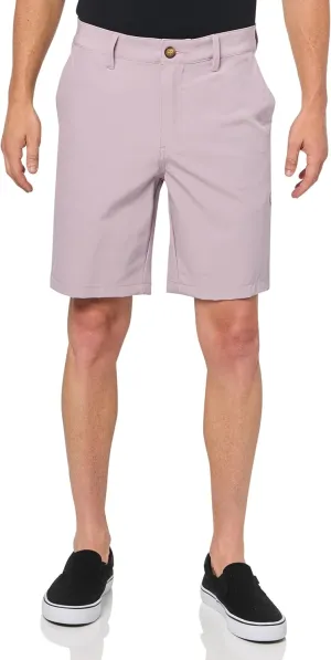 UNIONBAY Men's Ub Tech 9" Stretch Flat Front Classic Chino