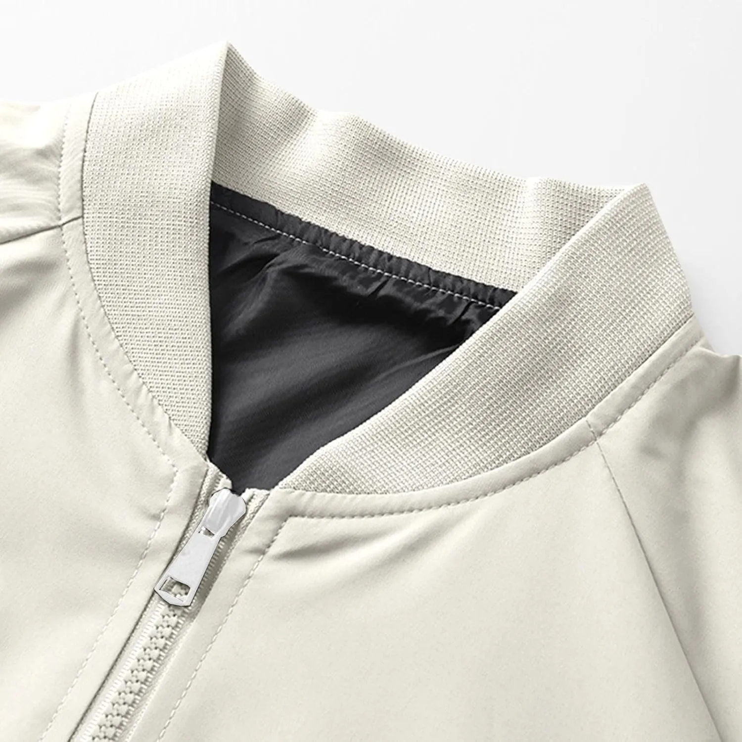 Varsity Jacket Men Casual Mens Windbreaker Jackets Lightweight Fashion Zip Up Jacket Mens Bomber Jacket Coat