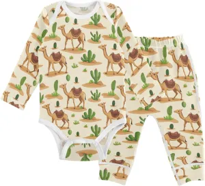 vvfelixl Baby Bodysuits Pants Sets Hanukah Candles Jewish Stars Long Sleeve Baby Clothes for Boys Girls 0-24M