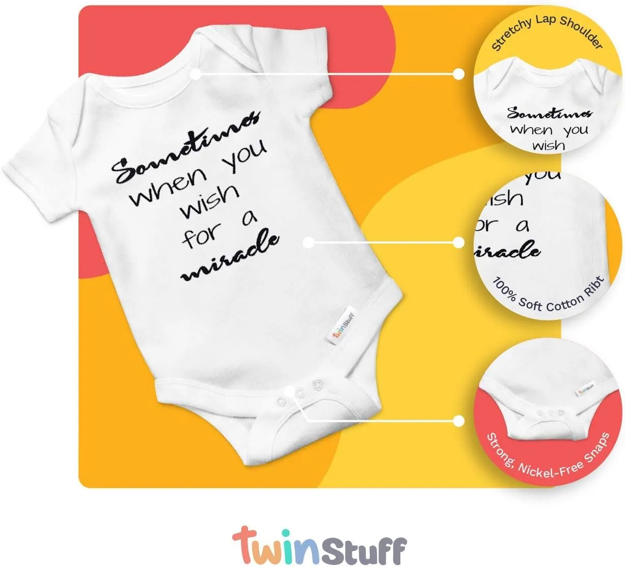 White & Grey Cotton Twin Rompers  Unisex Newborn Outfits for Boys & Girls  Soft, Comfy, Washable, 0-3, 3-6 Months