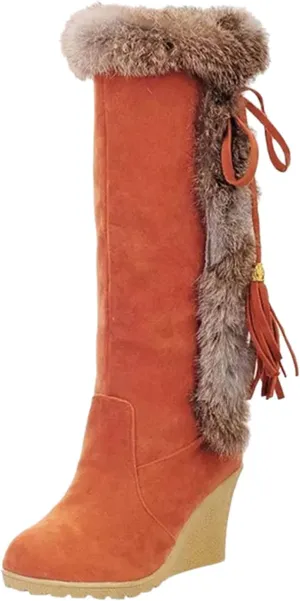 Wide Width Snow Boots for Women Plus Size Non Slip Snow Boots for Women Wide Women Winter Boots Wide Width Women's Winter Boots Botas De Mujer Para Invierno