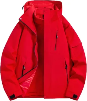 Winter Jackets for Women 2024 Fashion Solid Hiking Coats Long Sleeve Baggy Puffer Jacket with Pockets Outdoor