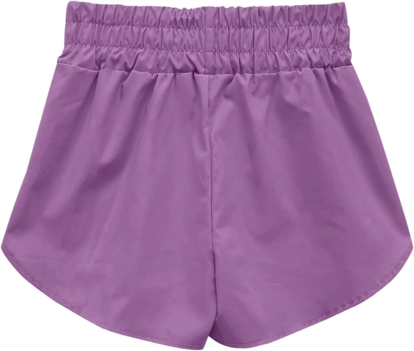 Women Athletic Shorts High Waisted Running Shorts Pocket Sporty Short Gym Elastic Workout Shorts
