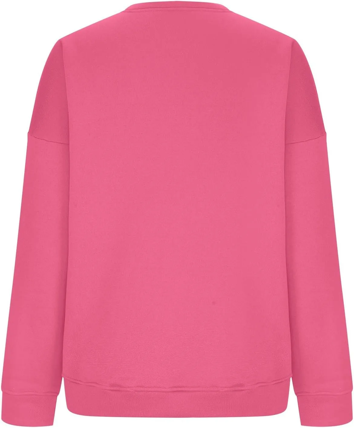 Women Crew Neck Sweatshirts Drop Shoulder Fleece Oversized Sweatshirts Long Sleeve Casual Loose Pullover Cozy Sweater