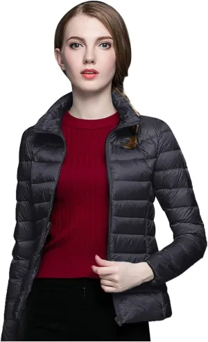 Women Winter Coat Women Warm Lightweight Jacket Hoodless Windproof Winter Coat With Recycled Insulation Jacket