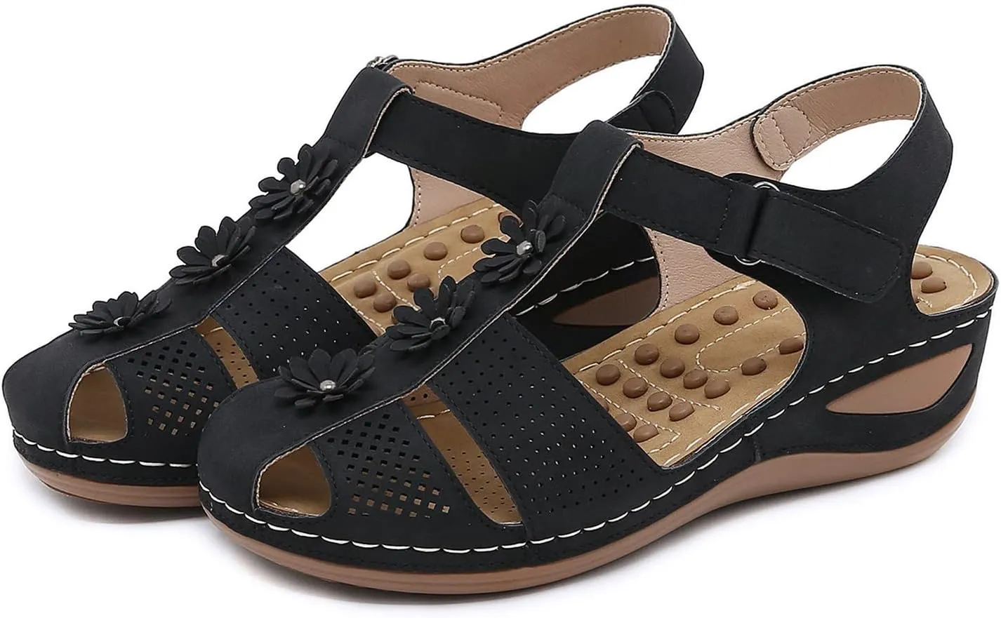Womens Barefoot Flip Flops With Arch Support Yoga Mat Cushion Summer Beach Walking Sandals Lightweight Non Slip Outdoor Casual Shoes Orthopedic Shoes for Women