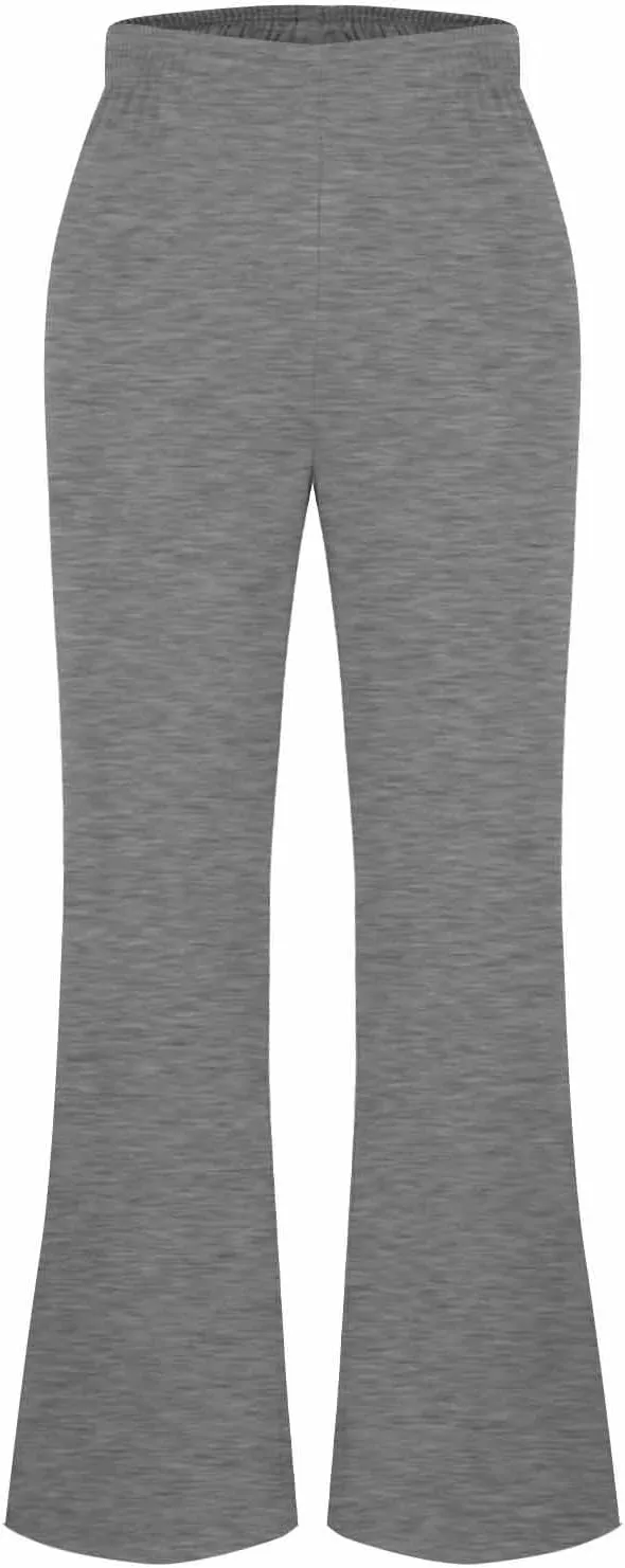 Women's Bootcut Yoga Pants Split Hem Flare Leggings High Waisted Wide Leg Sweatpants Tummy Control Workout Pants