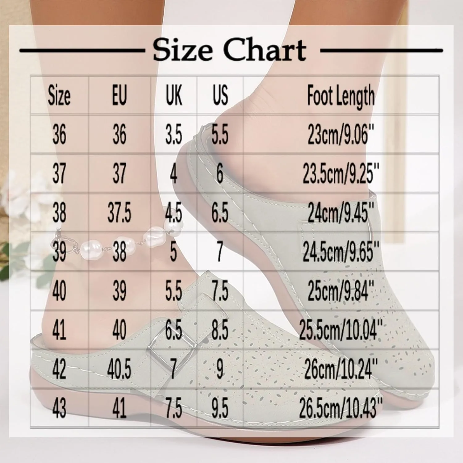 Women's Buckle Straps Slip on Clogs Chic Hollow Boho Mules Comfort Arch Support Footbed Sandals Summer Potato Shoes