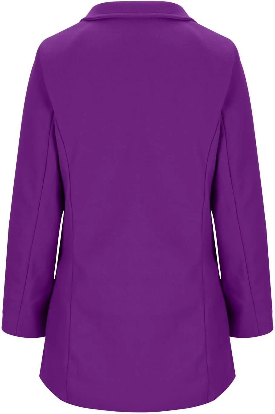 Womens Jackets Fall Turndown Collar Button Hoodless Coats Casual Long Sleeve Cardigan Tops Outerwear