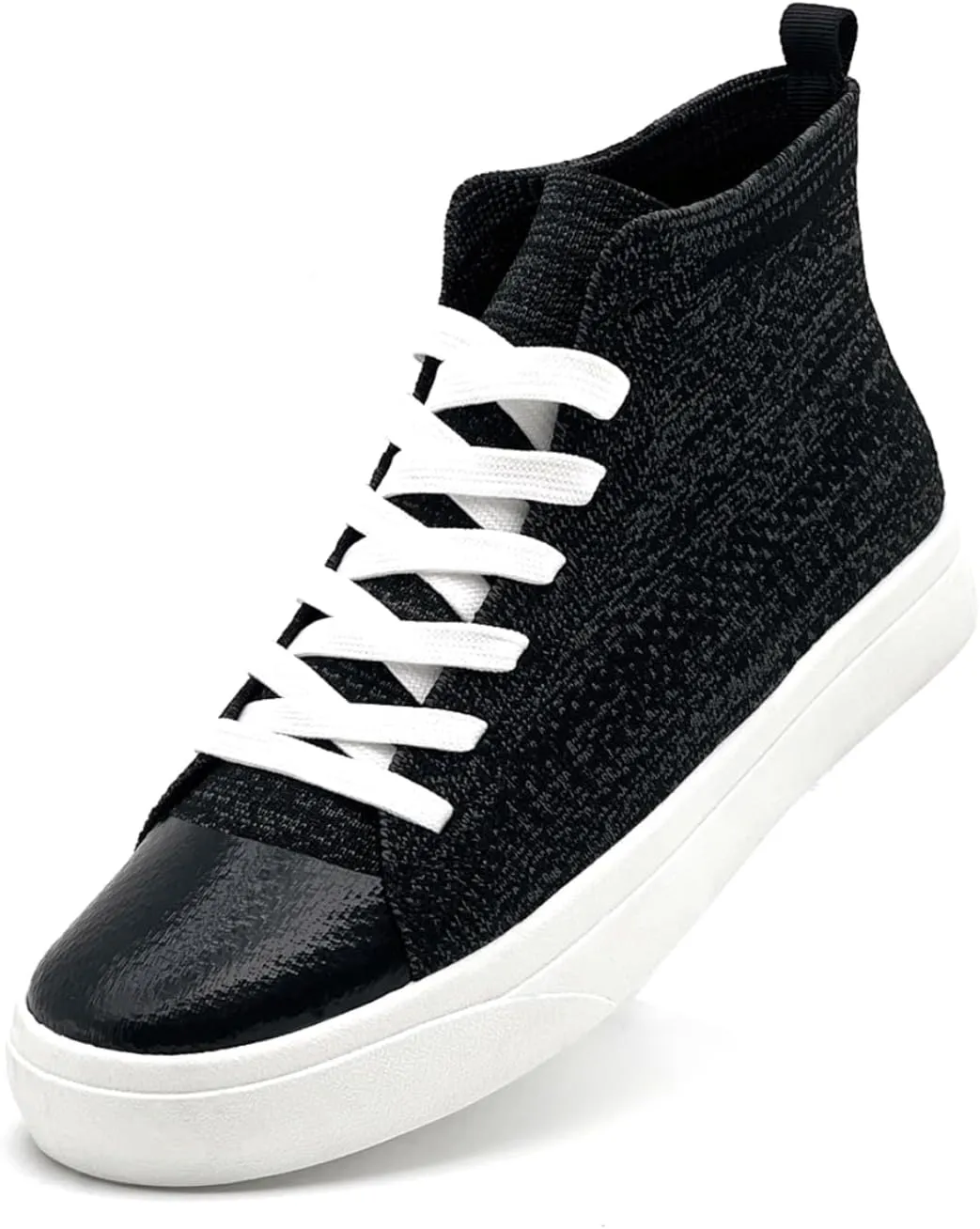 Women's Mens Fashion Sneakers High Top Lace Up Shoes for Women Men BreathableFlying Woven Mesh Sneakers Casual Outdoor Sport Running Walking Shoes