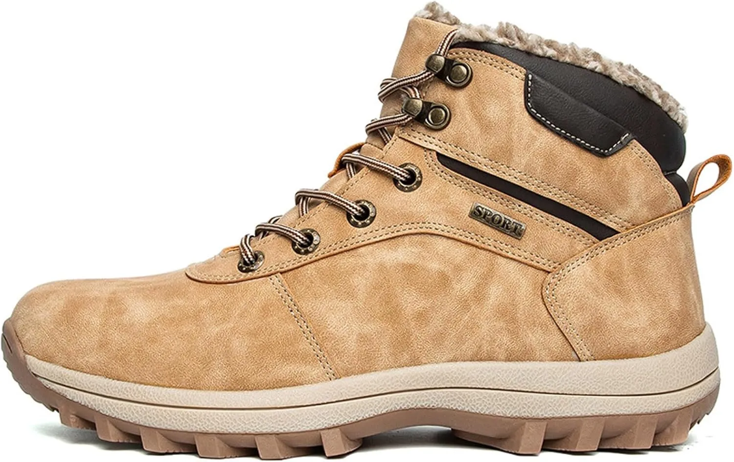 Womens Mens Winter Boots, Waterproof Hiking Boots Cold Weather Non Slip Boots Winter Work Boots for Men Duck Boots Women