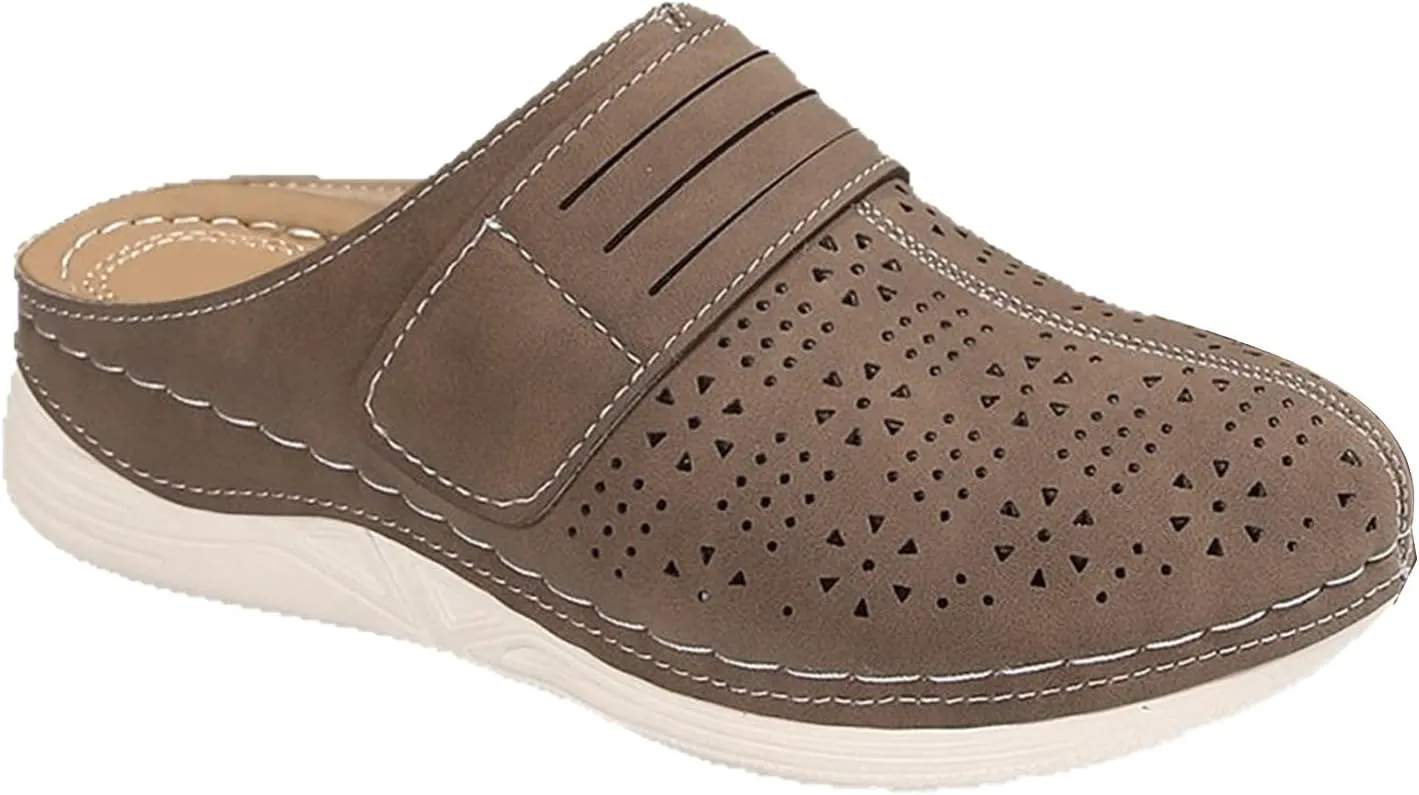 Women's Mules & Clogs Closed Toe Sandals Comfortable Sandals Casual Clogs Non Slip Mules Summer Outdoor Mule with Arch Support