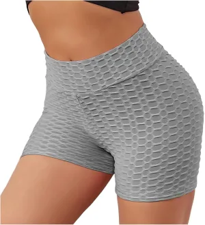 Women's Naked Feeling Biker Shorts Women Athletic Active Yoga Short Shorts Booty Shorts Mini Seamless Scrunch Short