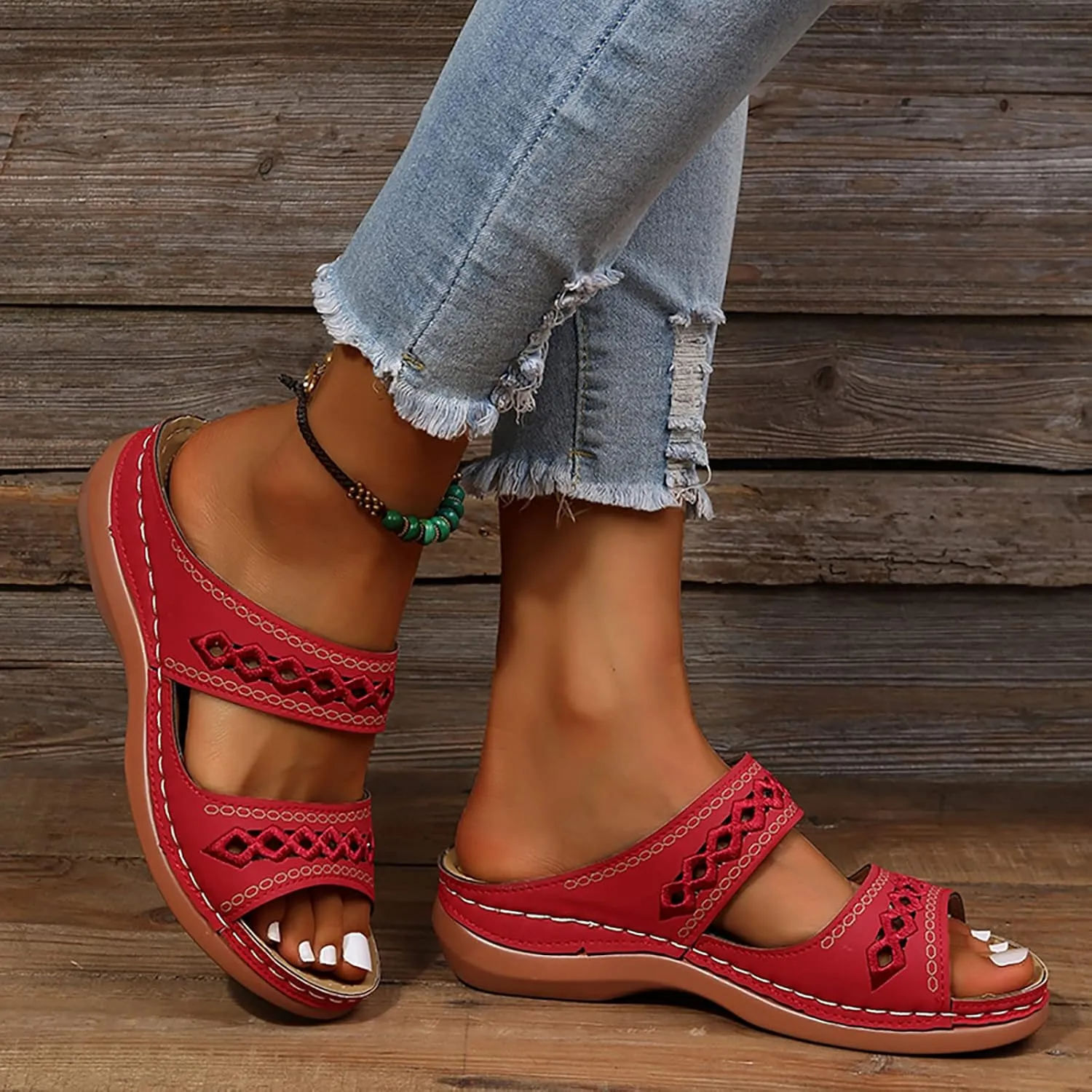 Womens Orthotic Flip Flops with Arch Support Orthotic Women Slip On Sandals Open Toe Sandals Orthotic Flip Flops with Arch Support for Women Wide Womens Wide Width Adjustable Sandals with Back Strap