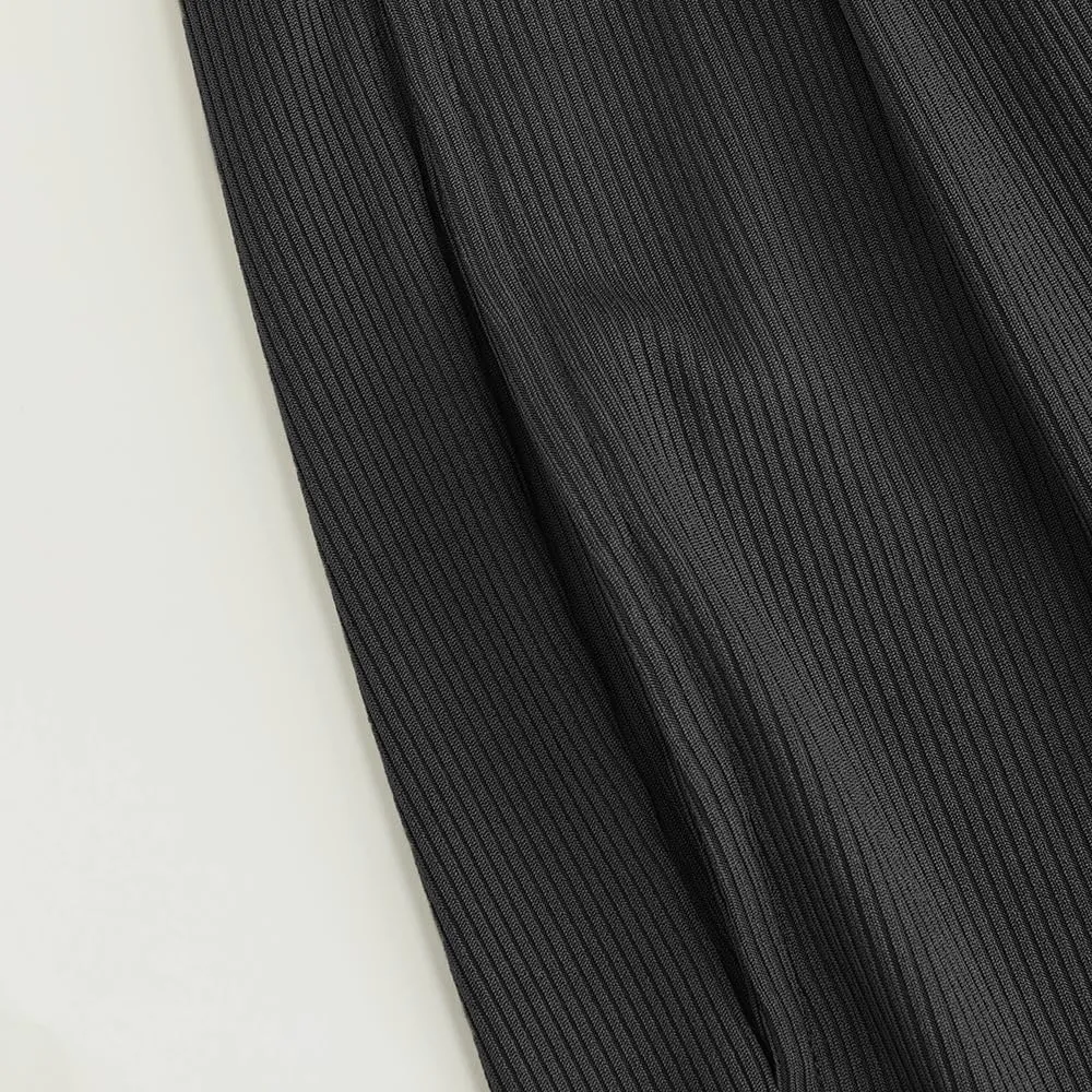 Women's Plain Backless Wrap Cami Romper V Neck Casual Adjustable Spaghetti Strap Wide Leg Jumpsuit for Summer with Pockets