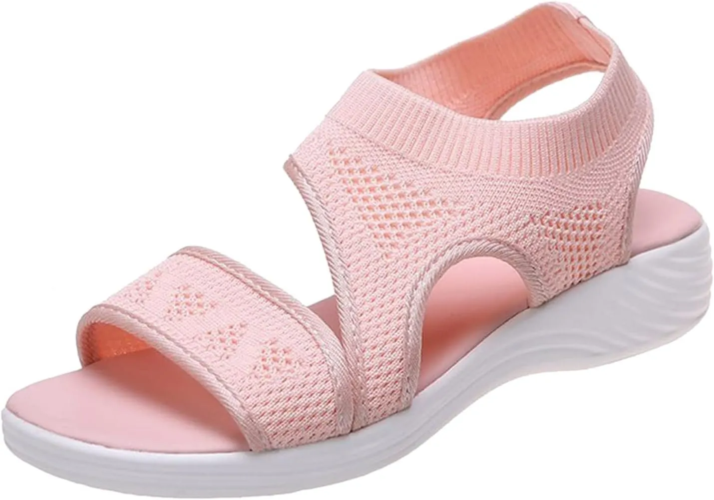 Women's Sandals Arch Support Wedge Sandals Orthopedic Walking Sandals Summer Open Toe Ankle Strap Shoes