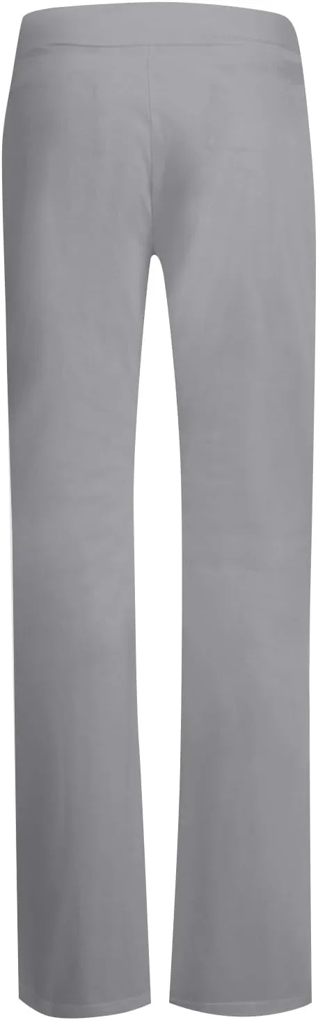 Women's Slim Bootcut Stretch Pants Gym Workout Leggings Yoga Pants for Women Ladies Comfy Straight Leg Sweatpants