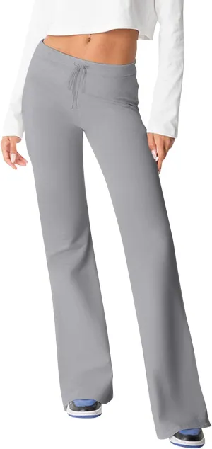 Women's Slim Bootcut Stretch Pants Gym Workout Leggings Yoga Pants for Women Ladies Comfy Straight Leg Sweatpants